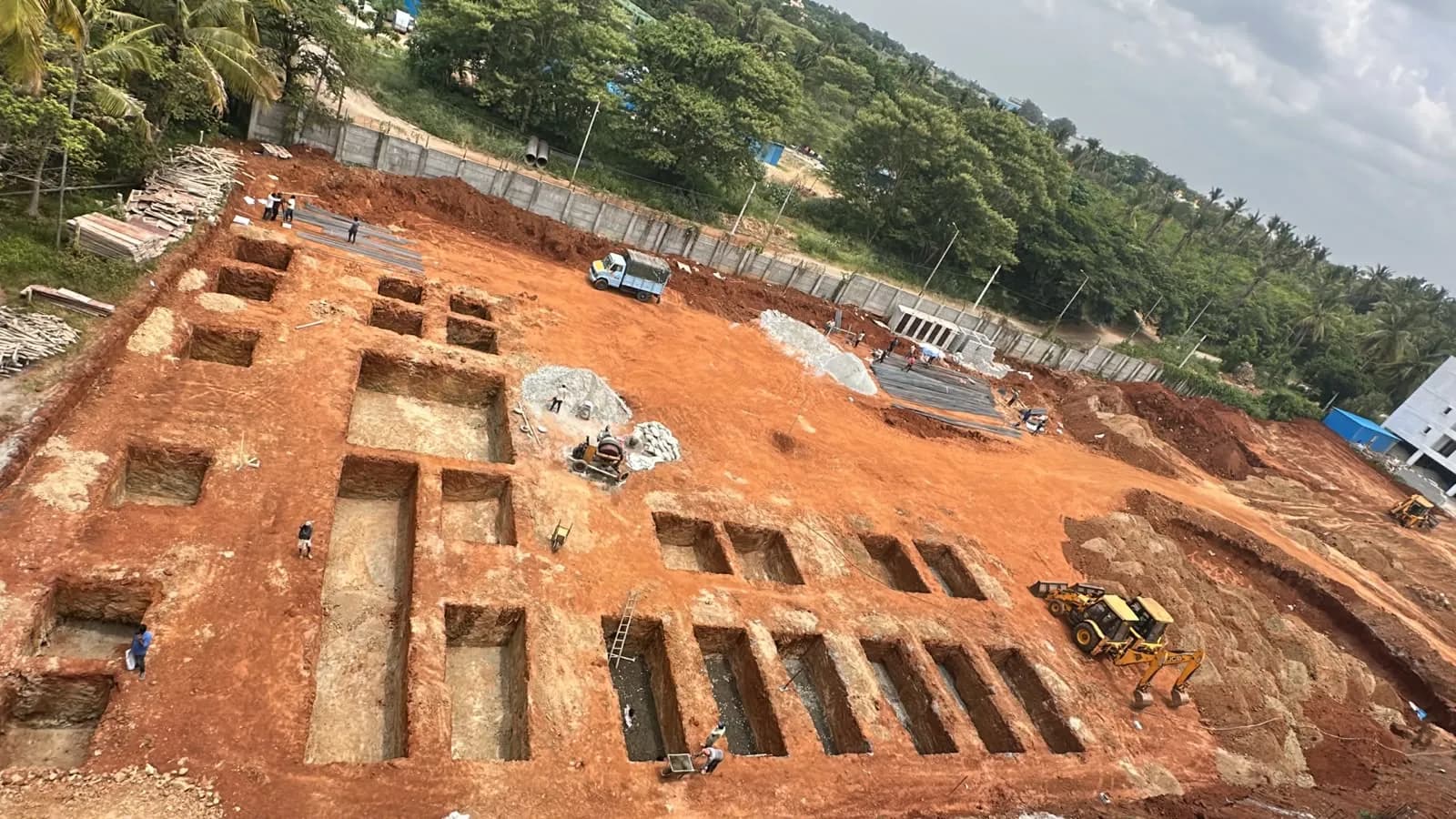 Aaradhya Gardens: Site photo filed with Karnataka RERA