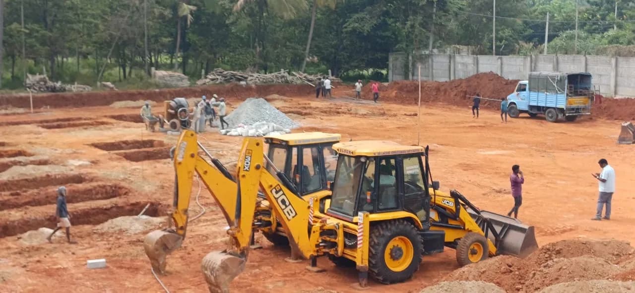 Aaradhya Gardens: Site photo filed with Karnataka RERA
