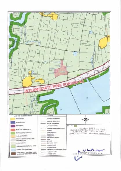 J V Green Valley: CDP Map Demarcation.pdf (filed with Karnataka RERA)