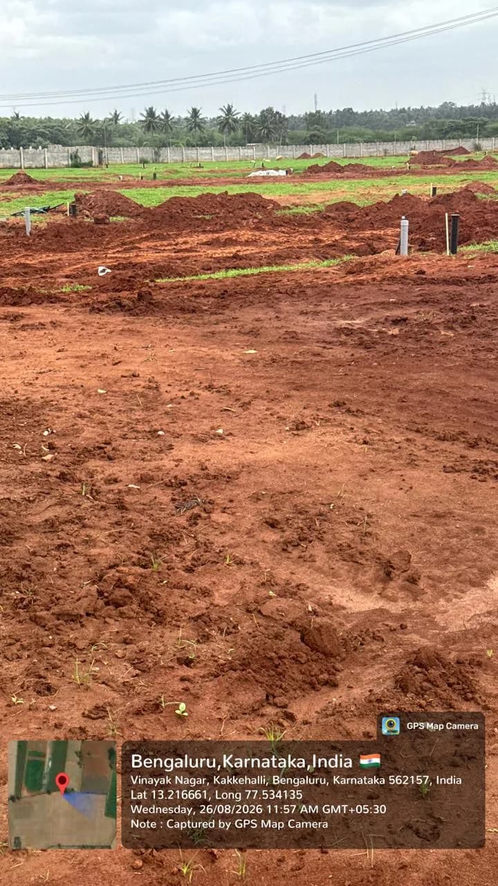 J V Green Valley: Site photo filed with Karnataka RERA