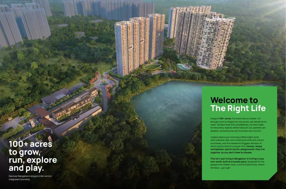 Mana Skanda The Right Life T10 & T11: 13) Brochure of the Project with Amenities details, page 2 (filed with Karnataka RERA)