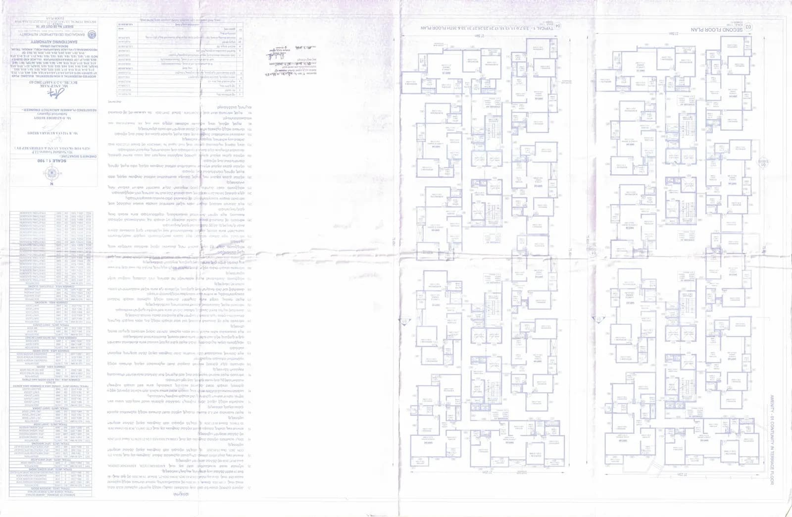 Mana Skanda The Right Life T10 & T11: 8 TOWER 11 SECOND TYPICAL 3,5,7,9,11,13,15,17,21,23,25,27,31,33 AND 35TH FLOOR PLAN.pdf (filed with Karnataka RERA)