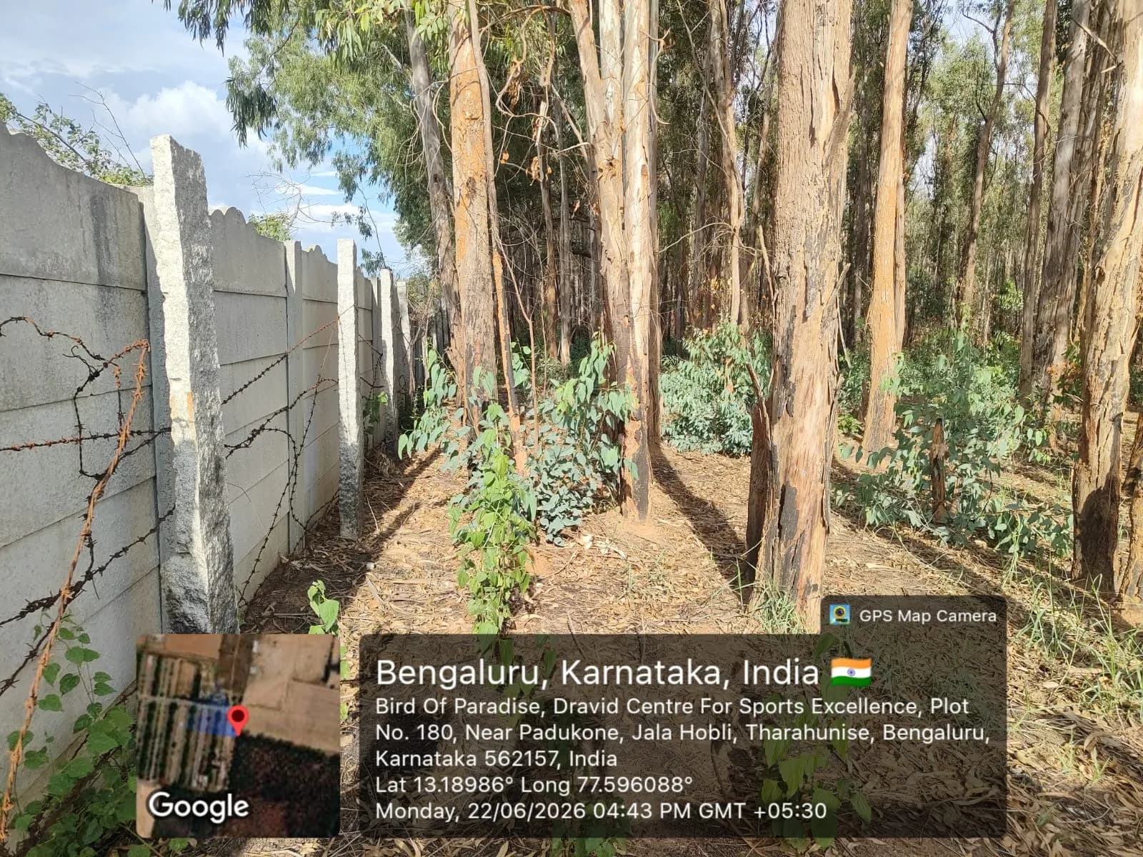 Embassy South Reserve: Site photo filed with Karnataka RERA