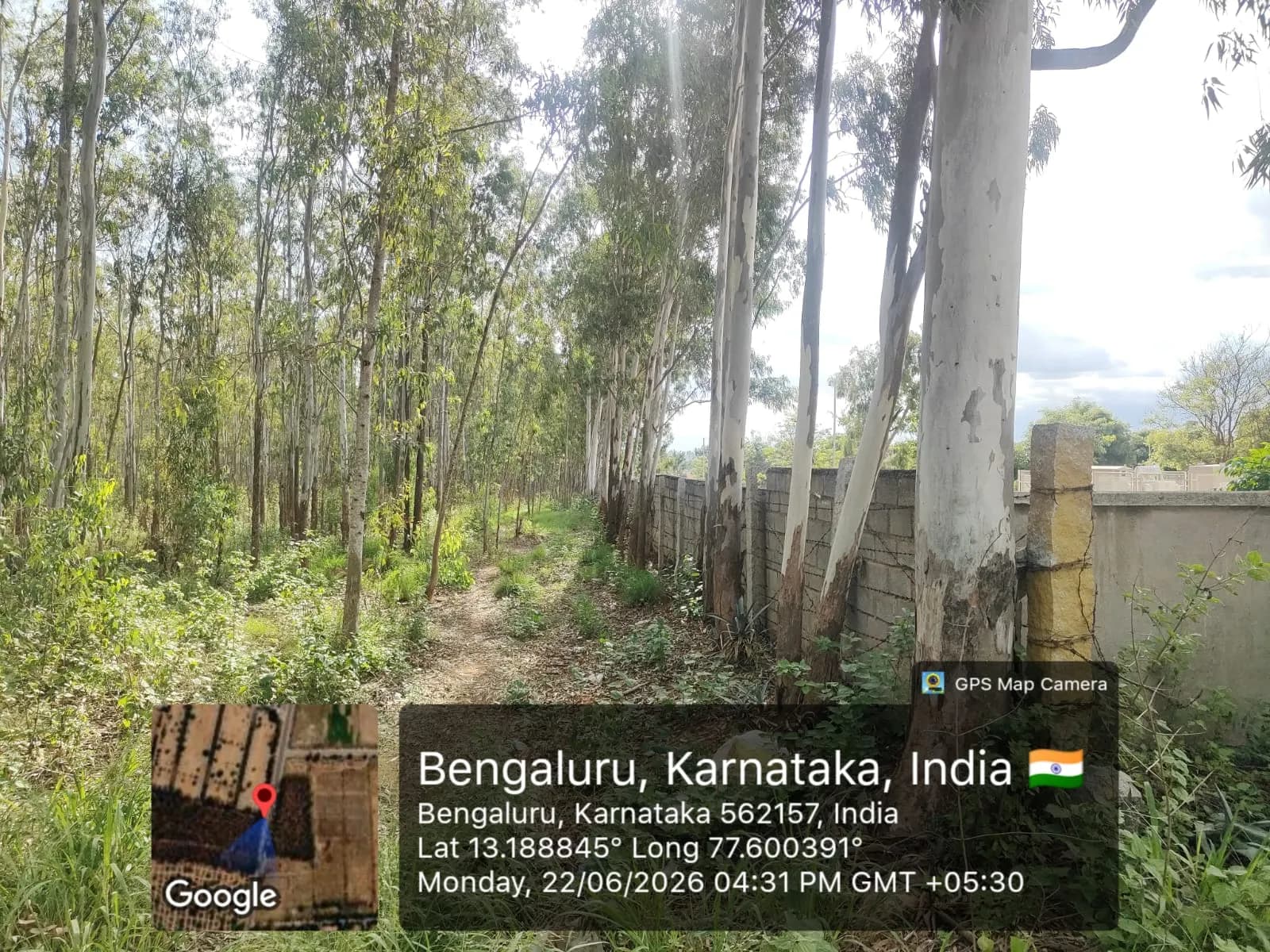 Embassy South Reserve: Site photo filed with Karnataka RERA