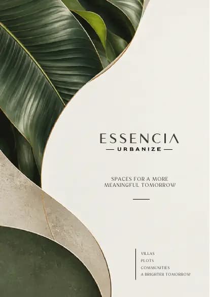Urbanize Essencia: 11 Essencia Brochure, page 1 (filed with Karnataka RERA)