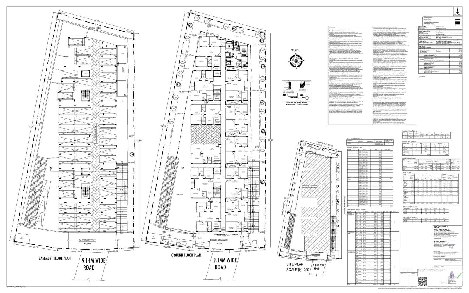 Windsor Verdant: Approved Building Plan, page 1 (filed with Karnataka RERA)
