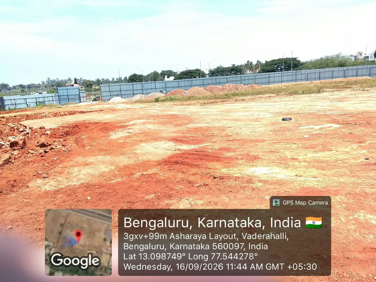 NVG Seattle: Site photo filed with Karnataka RERA