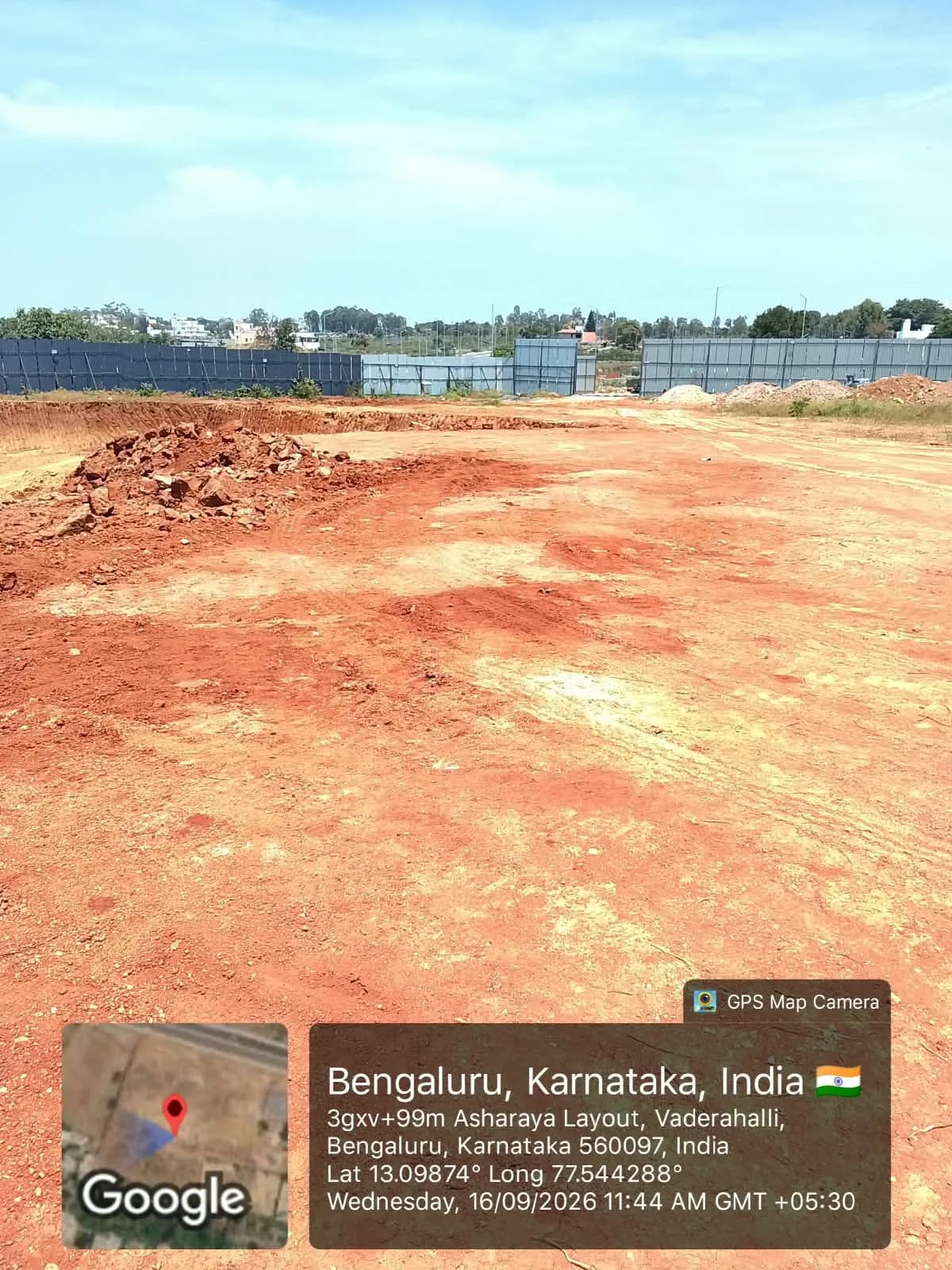 NVG Seattle: Site photo filed with Karnataka RERA