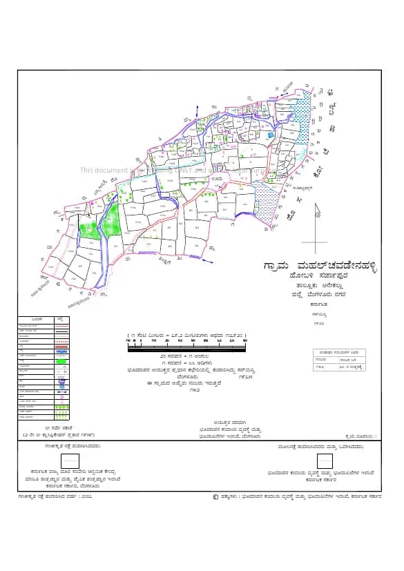 Divine Meadows: Village Map Demarcation.pdf (filed with Karnataka RERA)