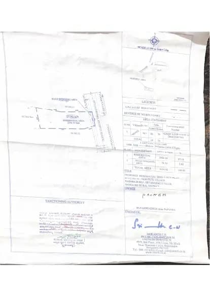 Geetanjali Vatika Aerocity: Single Plot Layout Plan.pdf (filed with Karnataka RERA)