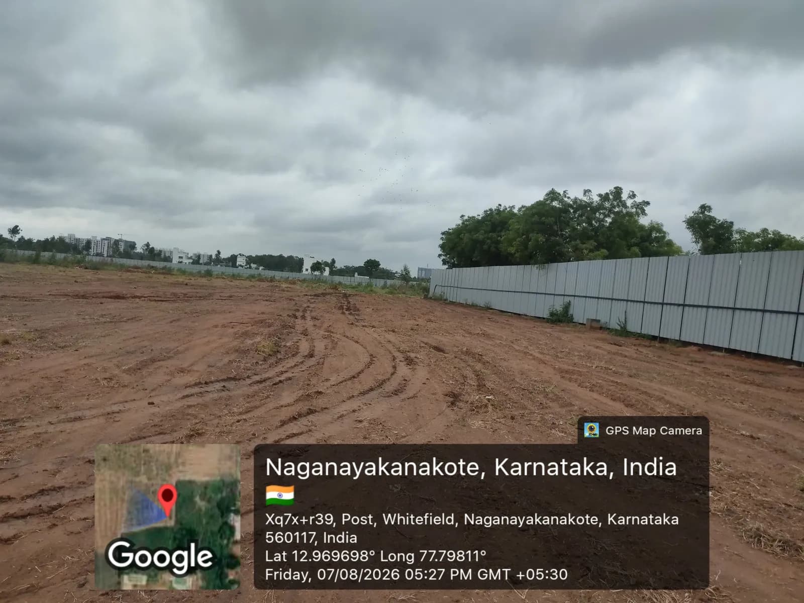 Godrej Florenne: Site photo filed with Karnataka RERA