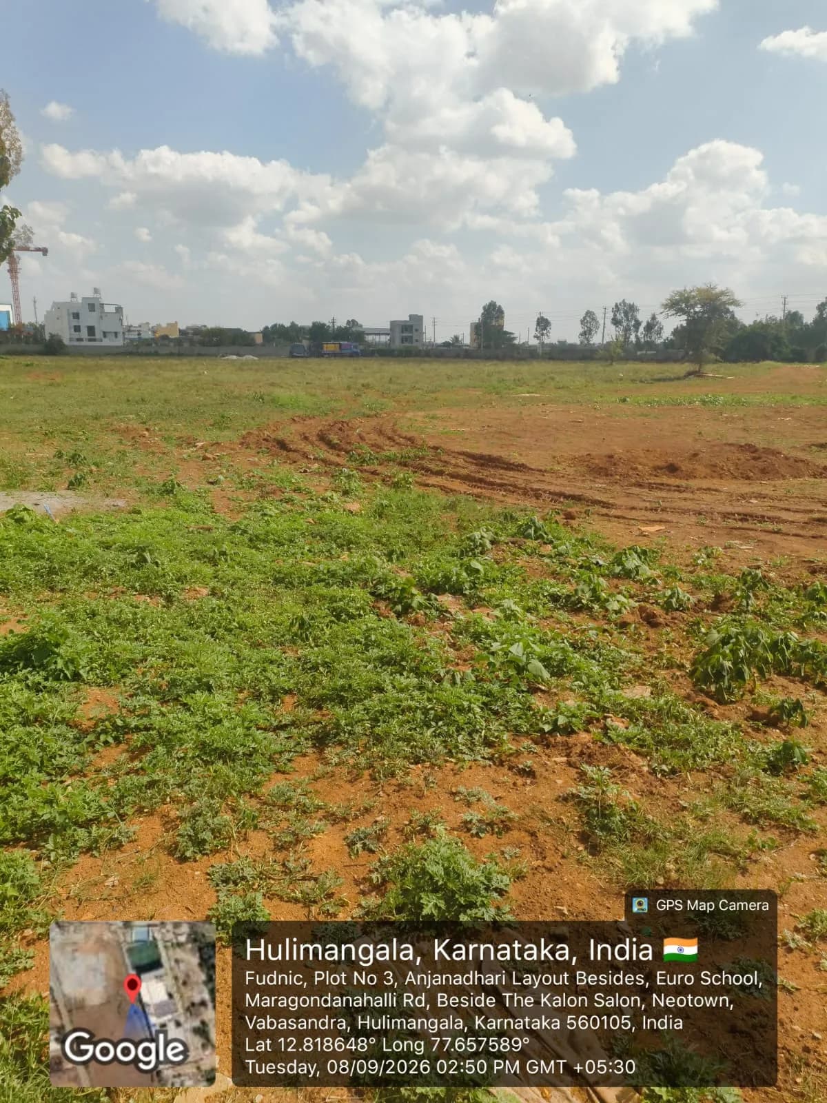 Sidvin Symmetra: Site photo filed with Karnataka RERA