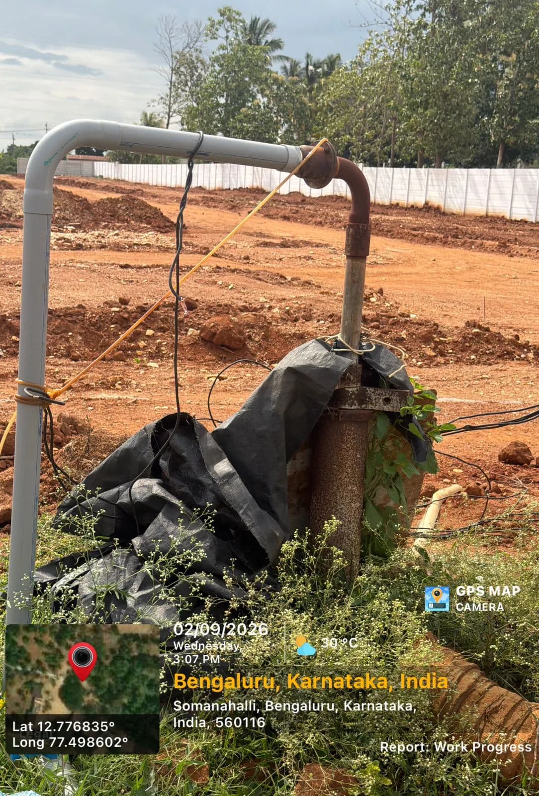 JD Signature: Site photo filed with Karnataka RERA