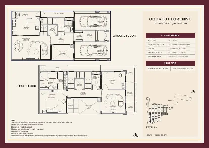 Godrej Florenne: Brochure, page 8 (filed with Karnataka RERA)