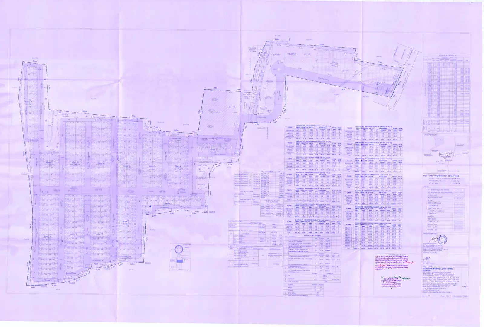 Godrej Florenne: Approved Building Plan (filed with Karnataka RERA)