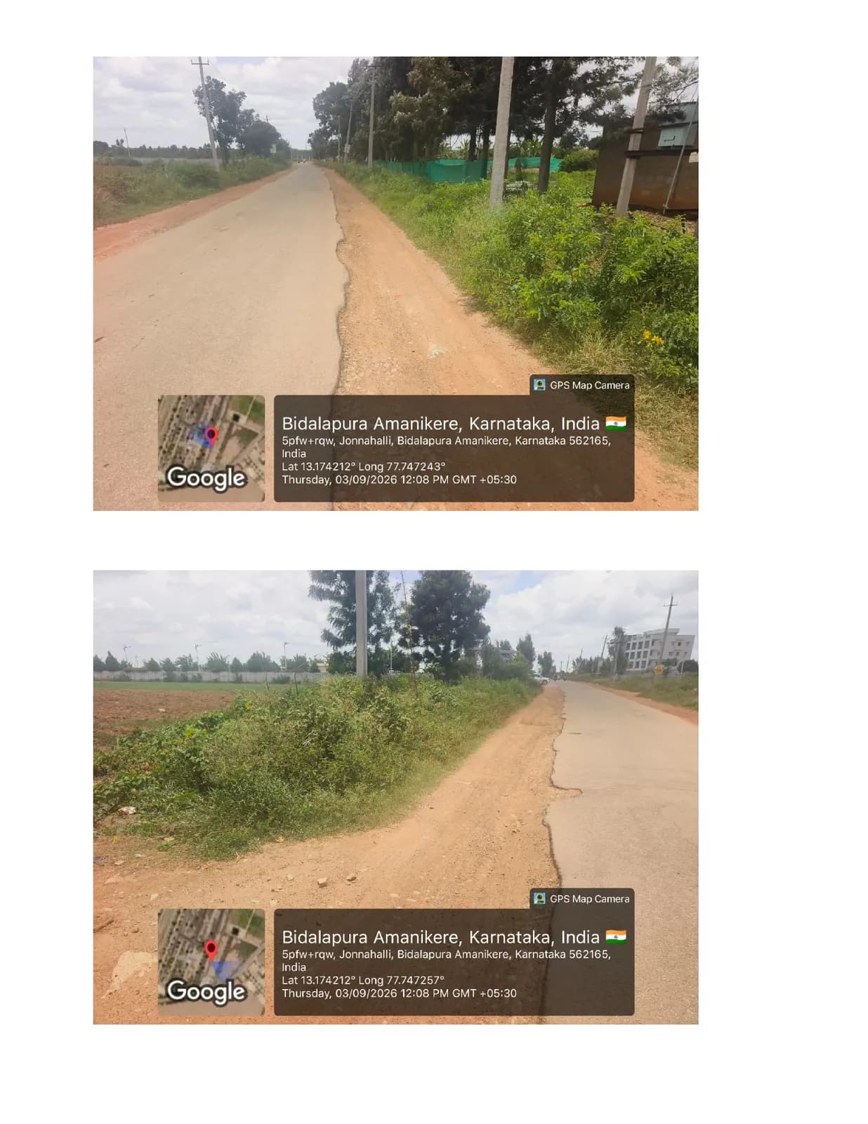 Nruthu Neo City: Site photo filed with Karnataka RERA