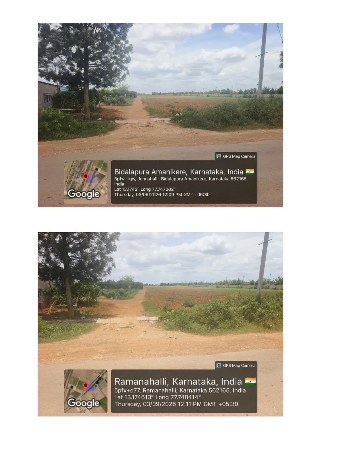 Nruthu Neo City: Site photo filed with Karnataka RERA