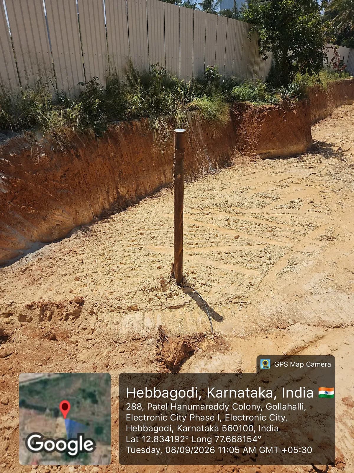 Splendid Evora: Site photo filed with Karnataka RERA