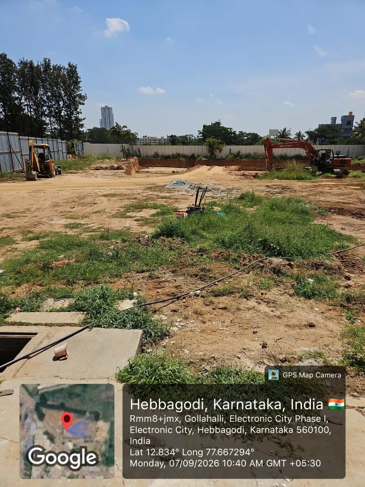 Splendid Evora: Site photo filed with Karnataka RERA