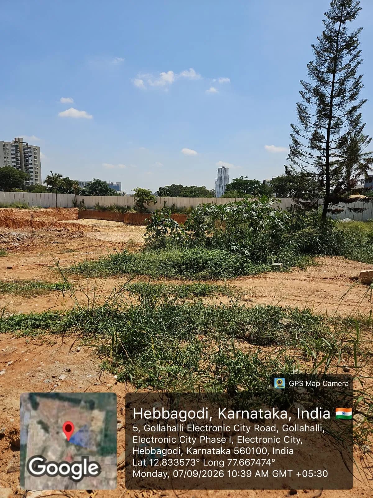 Splendid Evora: Site photo filed with Karnataka RERA