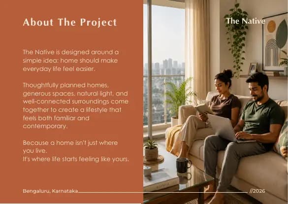 Sowparnika The Native: Brochure, page 6 (filed with Karnataka RERA)