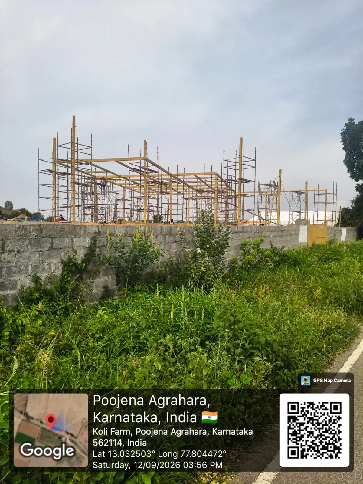 Sowparnika The Native: Site photo filed with Karnataka RERA