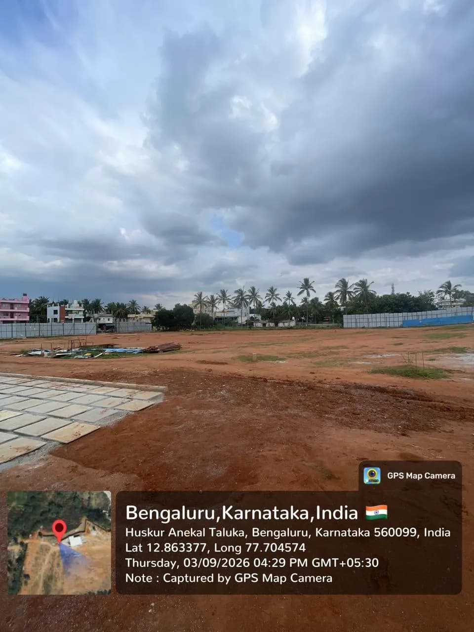 Anandaa Aira: Site photo filed with Karnataka RERA