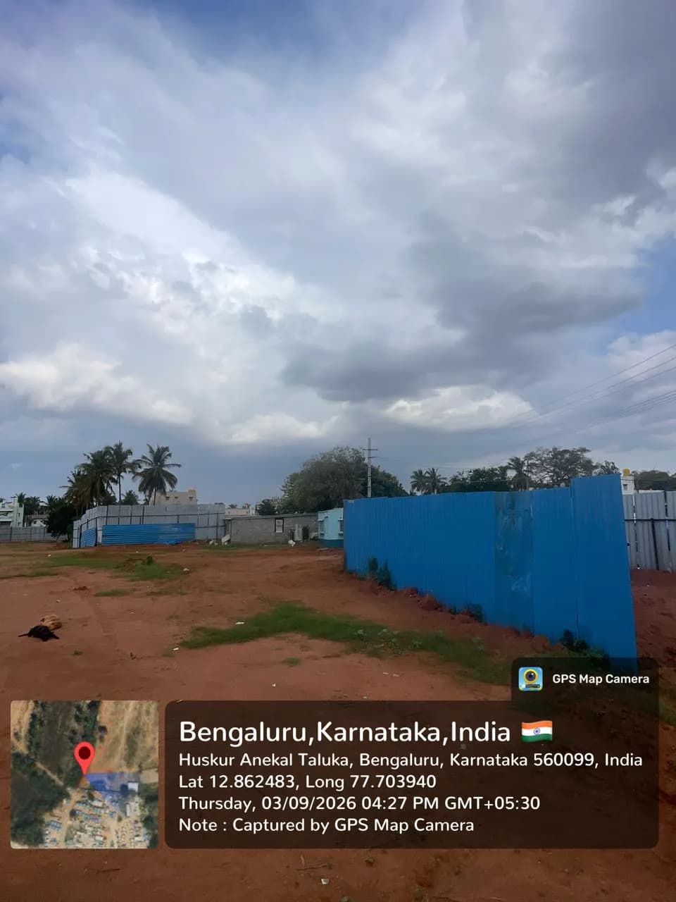 Anandaa Aira: Site photo filed with Karnataka RERA
