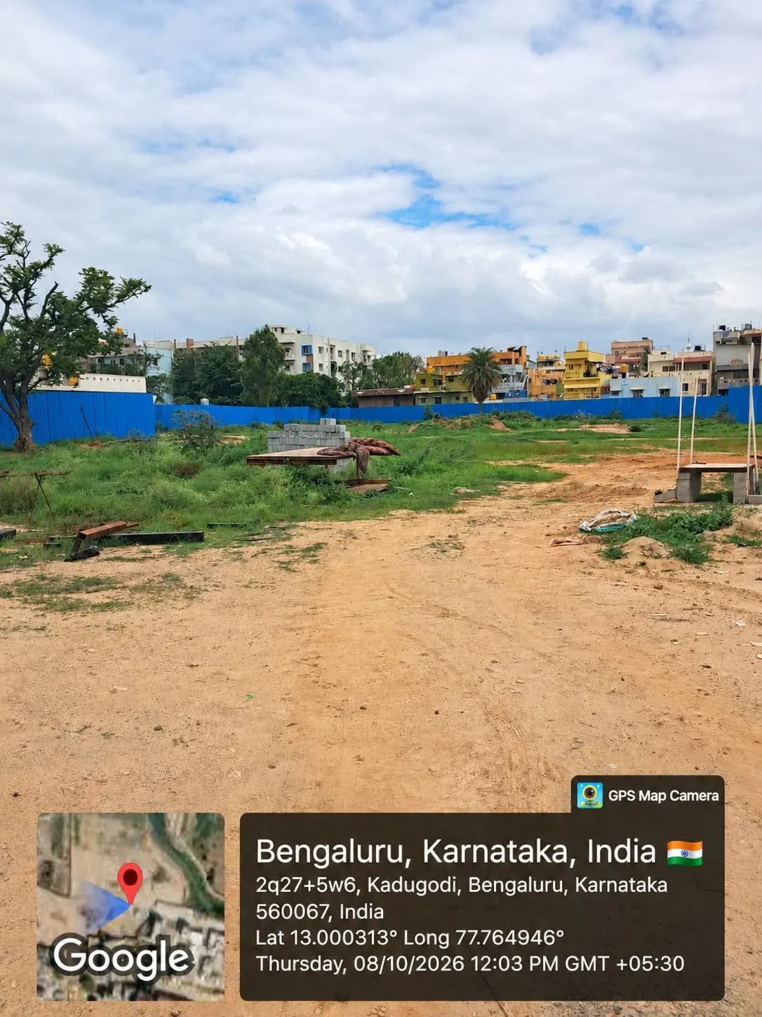Disha Whitehill Towers: Site photo filed with Karnataka RERA