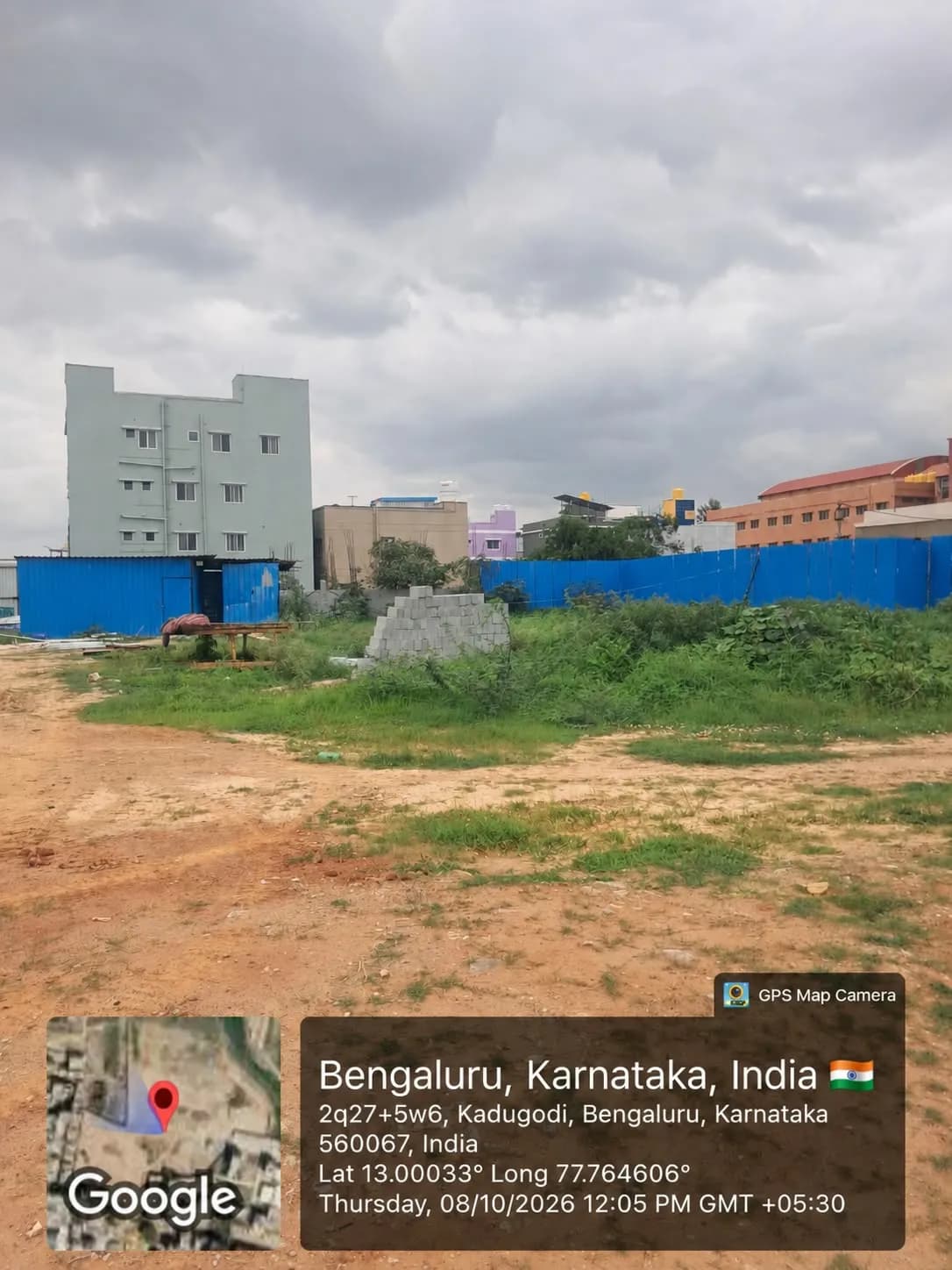Disha Whitehill Towers: Site photo filed with Karnataka RERA