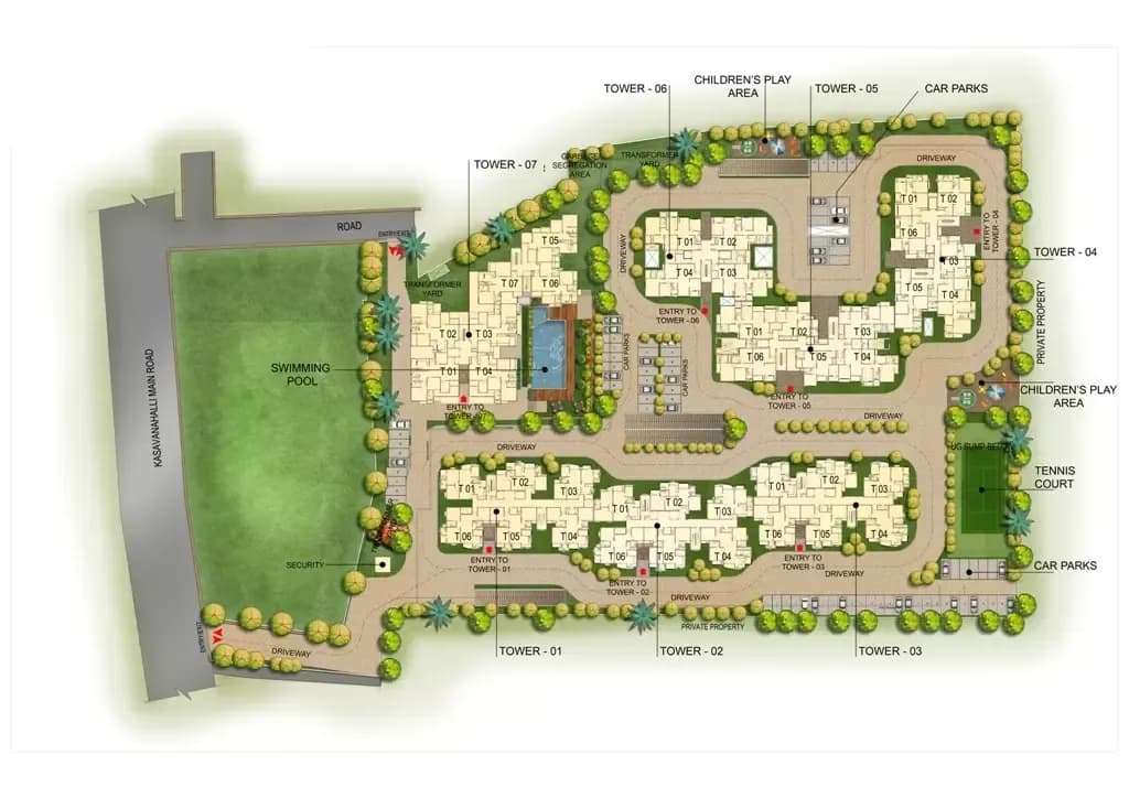Oceanus Vista II: Site plan and layout (artist’s impression)