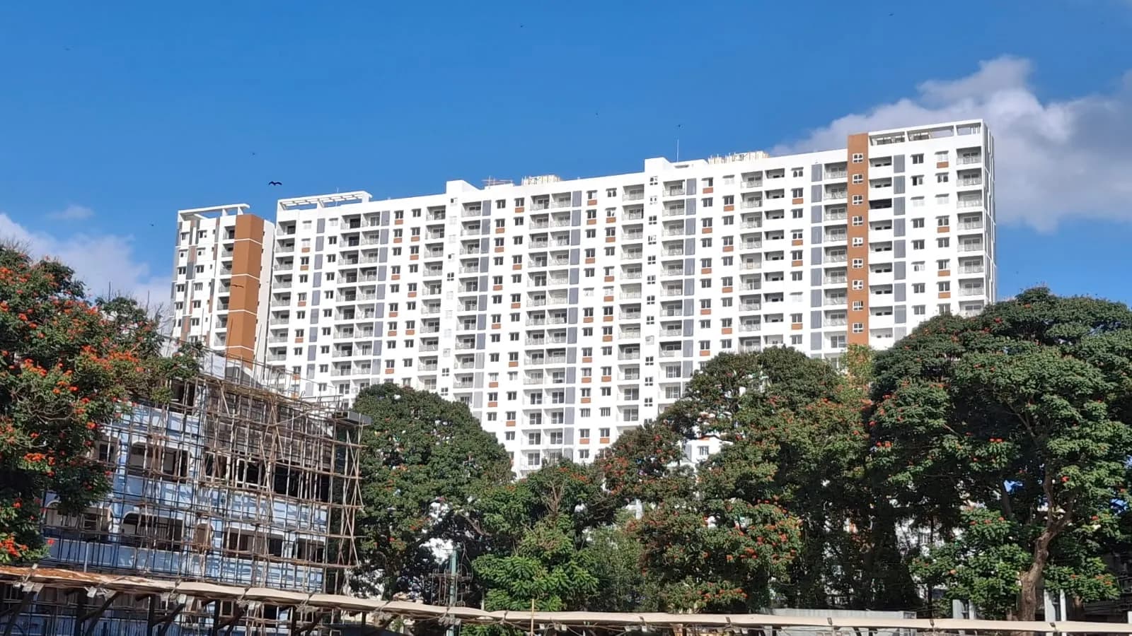 Adarsh Premia - Phase 1: Site photo filed with Karnataka RERA