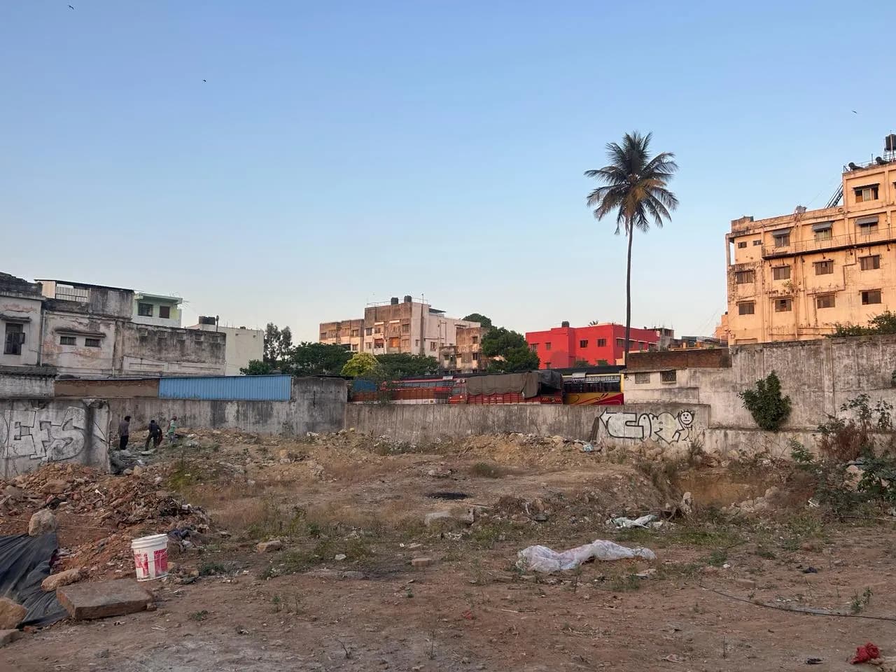 The Minerva: Site photo filed with Karnataka RERA