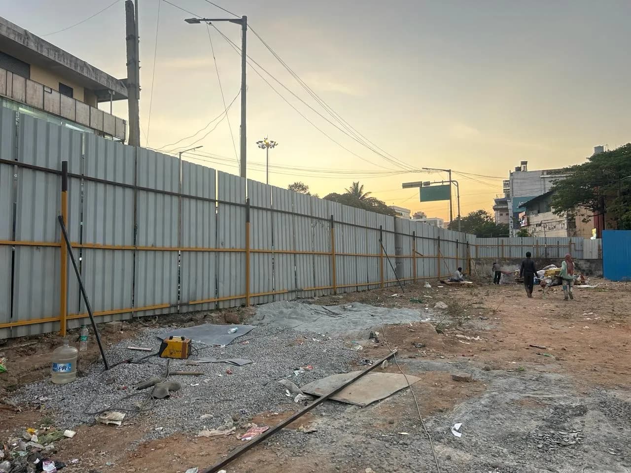 The Minerva: Site photo filed with Karnataka RERA
