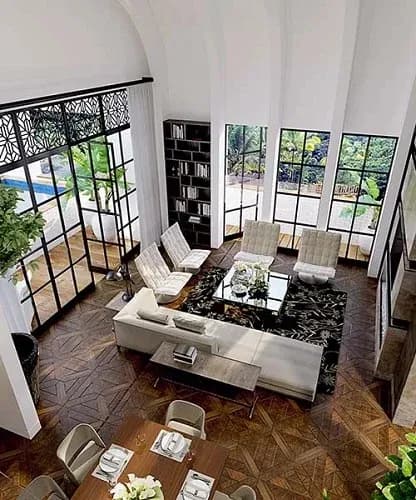 Sobha 25 Richmond: Interior living room (artist’s impression)