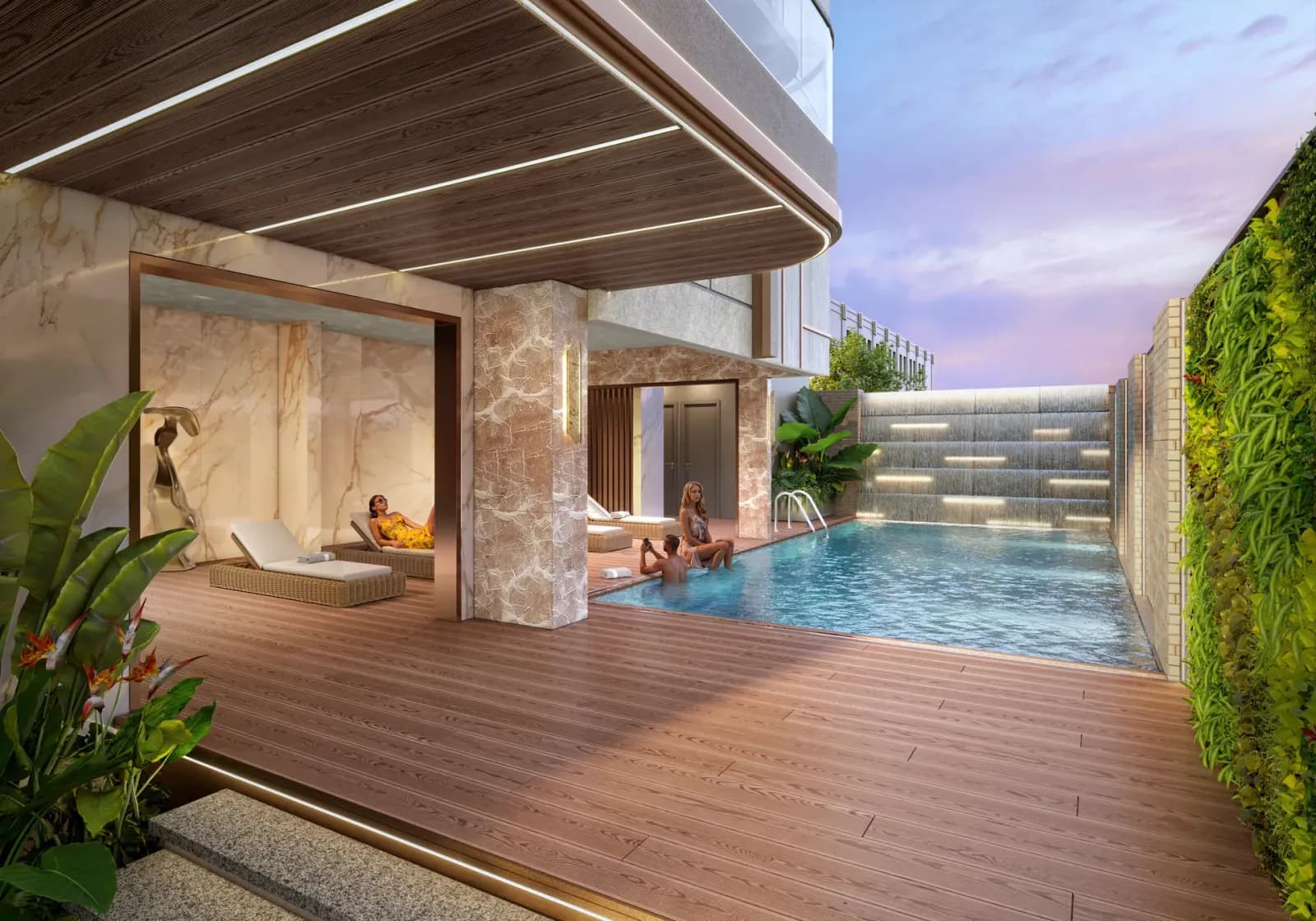 Ezzy Elite swimming pool and exterior (artist’s impression)