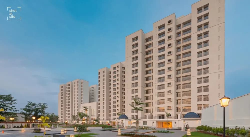 Sobha Valley View - Heritage: Elevation view of Sobha Valley View luxury residences (artist’s impression)