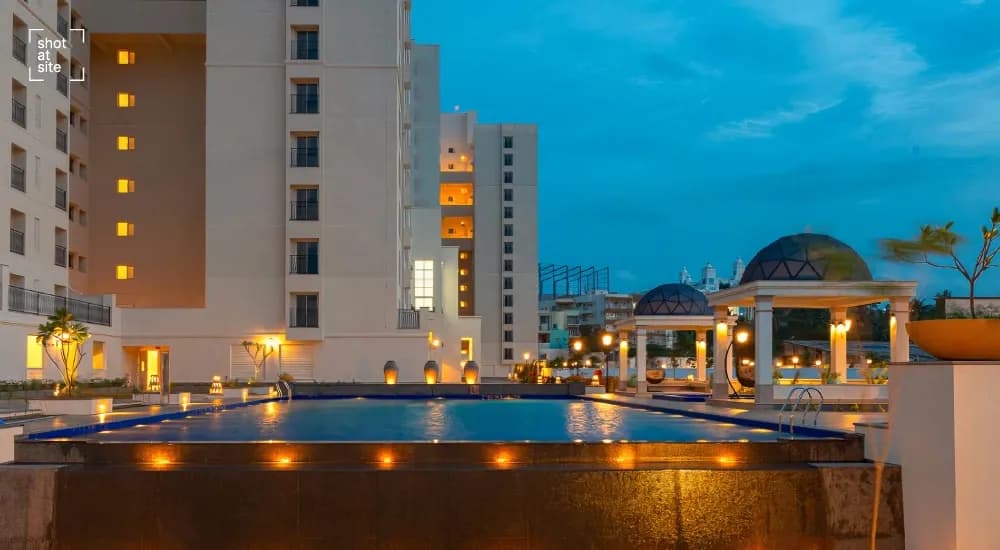 Sobha Valley View - Heritage: Swimming pool facility at the project (artist’s impression)