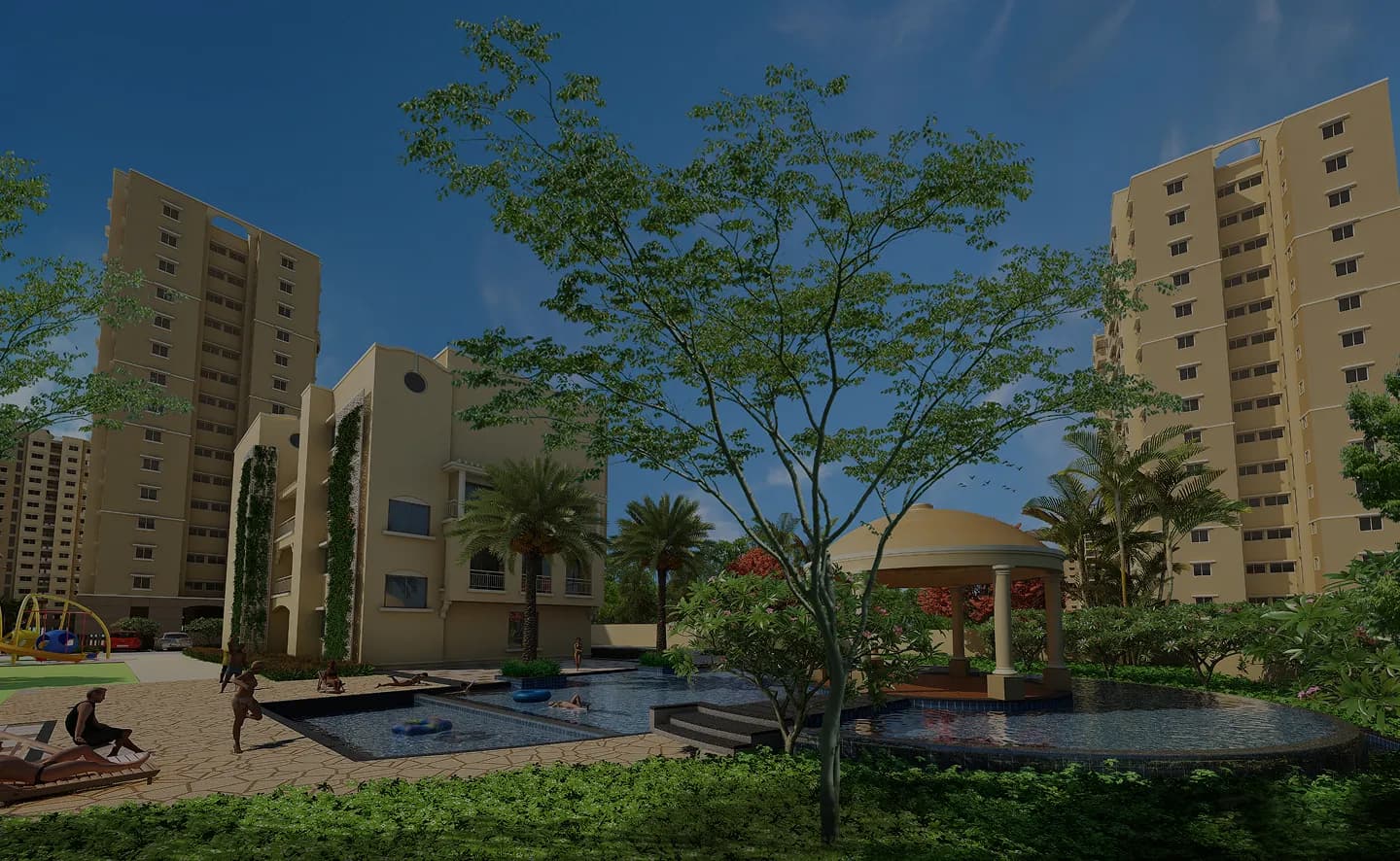 sipani Royal Heritage: Pool Deck amenity area (artist’s impression)