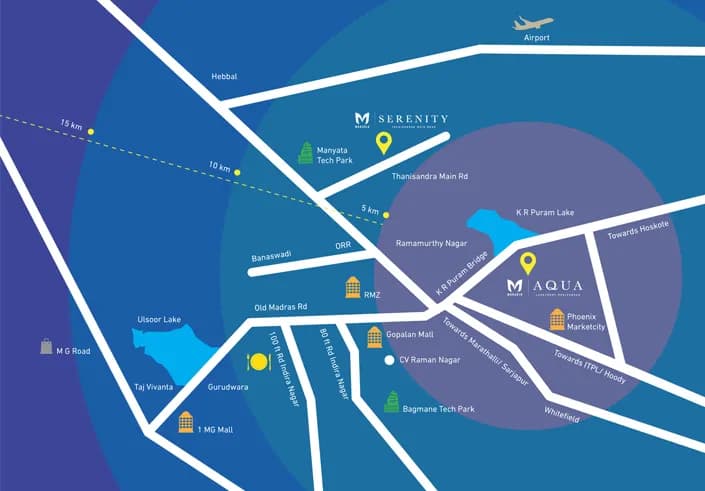 Monarch Aqua site master plan location map (artist’s impression)