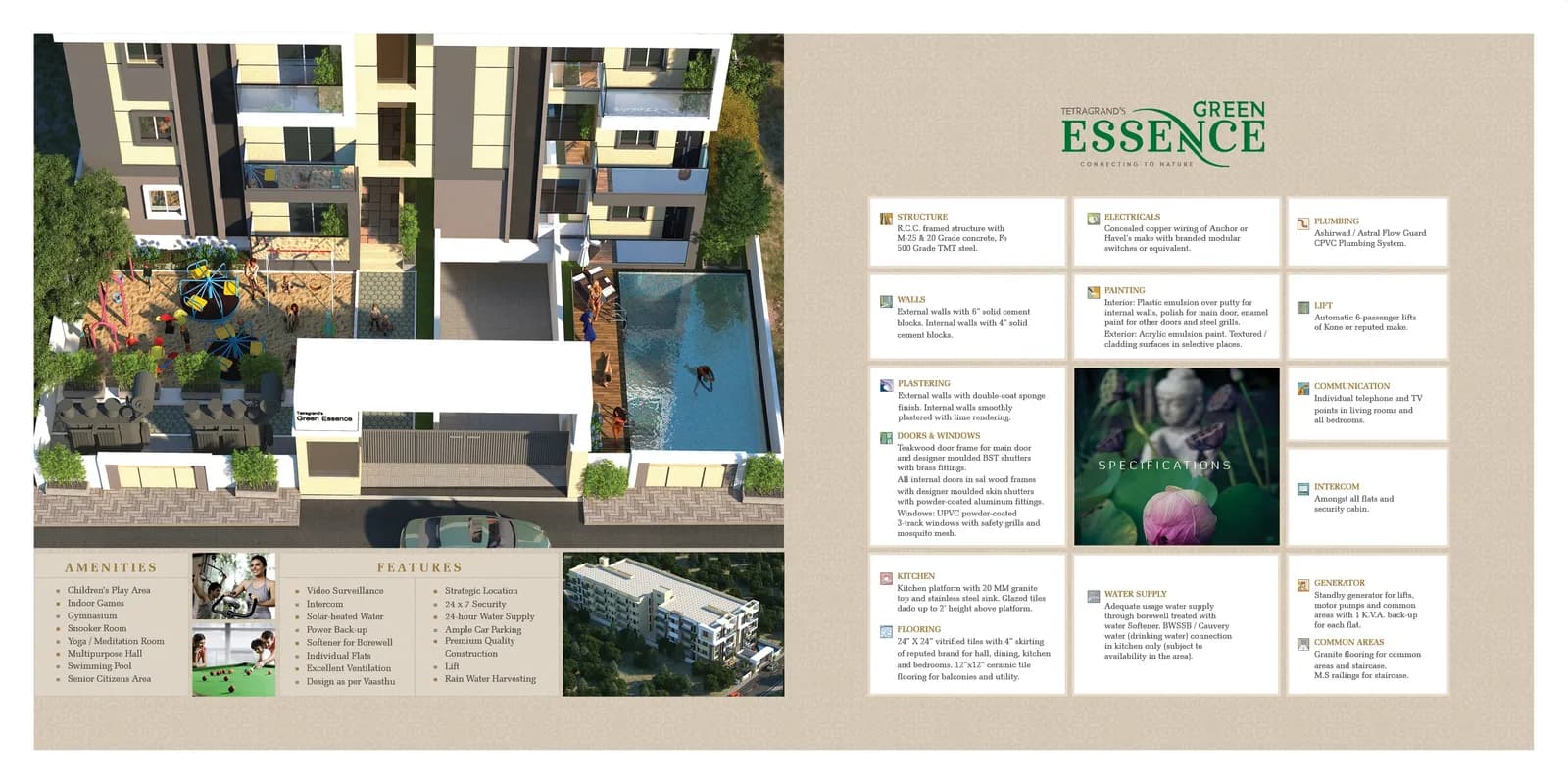 Tetra Grand Green Essence: Project amenities and facilities