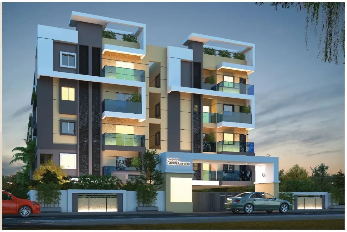 Tetra Grand Green Essence: Night view of the project (artist’s impression)