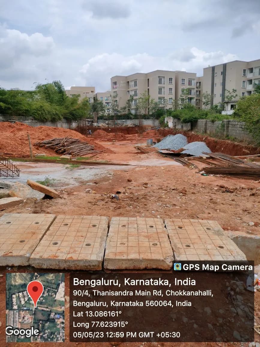 Tetra Grand Green Essence: Site photo filed with Karnataka RERA