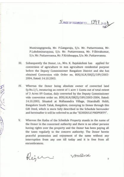 TG Heritage: Brochure, page 5 (filed with Karnataka RERA)