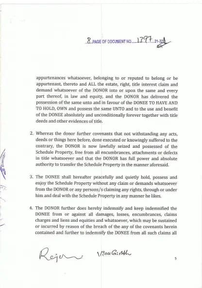 TG Heritage: Brochure, page 8 (filed with Karnataka RERA)