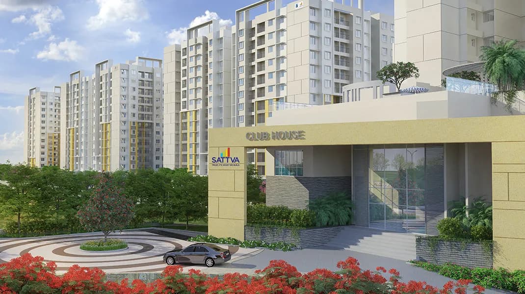 Salarpuria Sattva Misty Charm: Sattva Misty Charm master plan layout (artist’s impression)