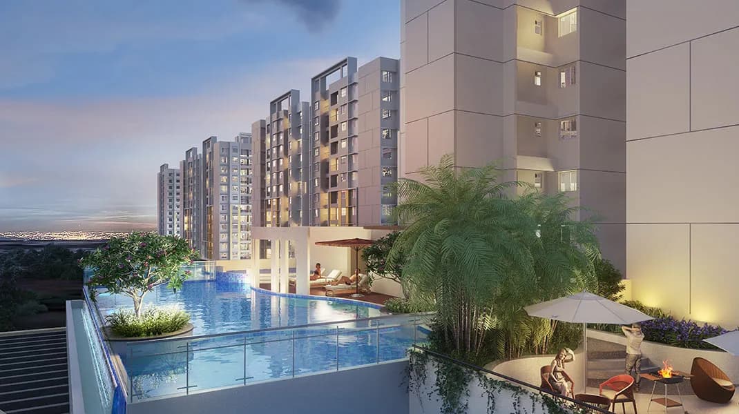 Salarpuria Sattva Misty Charm: Club House Day View (artist’s impression)