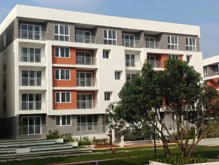Adarsh Pinecourt: Site photo filed with Karnataka RERA