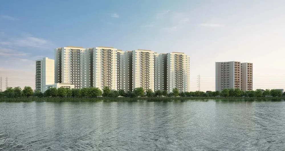 Sobha Lake Gardens: Elevation Day Light View (artist’s impression)