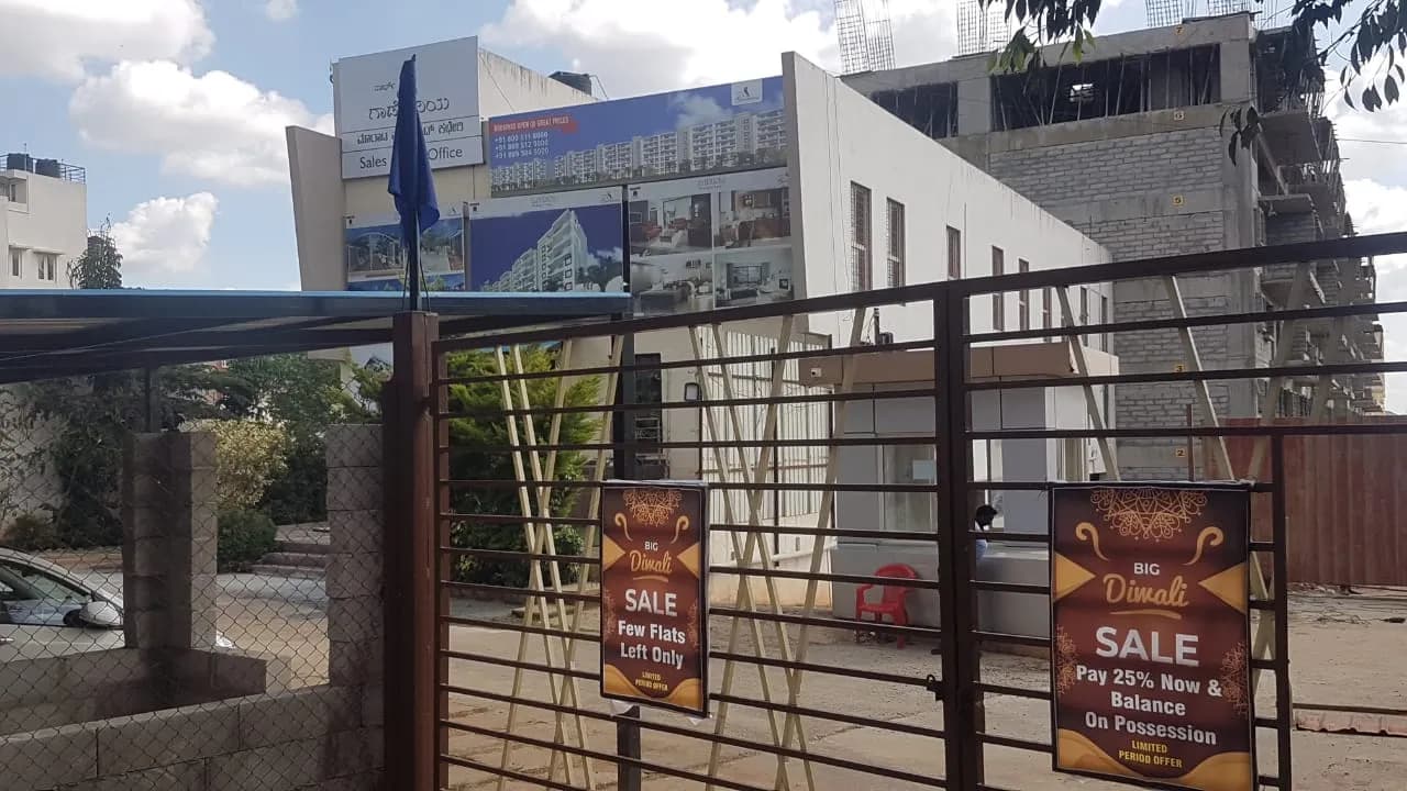 Parth Gardenia: Construction progress and building facade